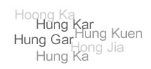 Hung Gar, Hung Kar, Hung Kuen, Hung Kune